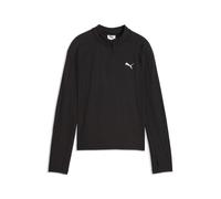 PUMA Camiseta semiajustada Train All Day Essentials con cuello con cremallera juvenil, Accesoiros, Negro, 13-14Y