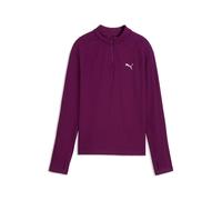 PUMA Camiseta semiajustada Train All Day Essentials con cuello con cremallera juvenil, Accesoiros, Rosa, 9-10Y