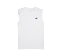 PUMA Camiseta sin Mangas Essentials con Logo n.º 1 Hombre L, White