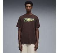 PUMA Camiseta Sunset Drive Graphic para hombre, Ropa, Marrón, XL