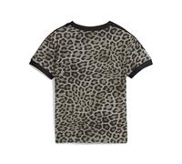PUMA Camiseta T7 Leo Luxe de corte semiajustado para mujer, Ropa, Negro, L L
