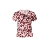 PUMA Camiseta 'T7 Leo Luxe' rosa / altrosa / negro XL rosa / altrosa / negro