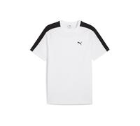 PUMA Camiseta 'T7' negro / blanco L negro / blanco