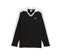 PUMA Camiseta 'T7' negro / blanco S negro / blanco