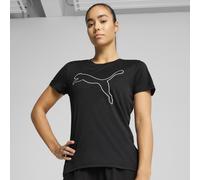 PUMA Camiseta funcional 'Tad Essential' negro / blanco S negro / blanco