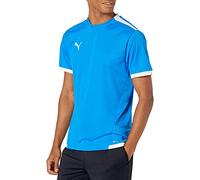 PUMA - Camiseta Teamliga para hombre, azul eléctrico/limonada/blanco, talla XXL de EE. UU.