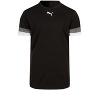 Puma - Camiseta teamRISE m/c, Hombre, Black-Smoked Pearl-White, M
