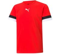 Puma - Camiseta teamRISE m/c, Hombre, Red-Black-White, XL