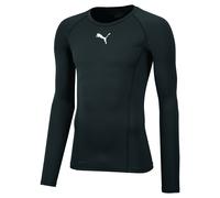 PUMA Camiseta térmica 'Liga' negro / blanco L negro / blanco
