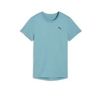 PUMA Camiseta Train All Day Essentials Crew para mujer, Ropa, Azul, L L