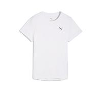 PUMA Camiseta Train All Day Essentials Crew para mujer, Ropa, Blanco, XS