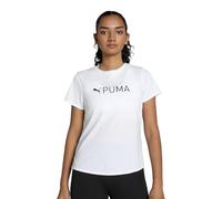 PUMA Camiseta Ultrabreathe con Logotipo de Ajuste White-ss24 Black, L para Mujer