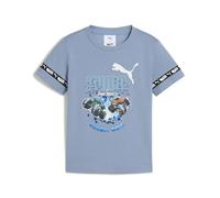 Puma Camiseta Unisex para niños con diseño gráfico de Puma X Hot Wheels, Color Azul frío, Azul frío, 3-4 Years