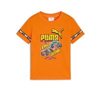 Puma Camiseta Unisex para niños, diseño de Puma X, Hot Wheels, Color Naranja, Naranja GLO, 3-4 Years