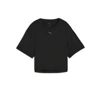 PUMA Camiseta holgada con tejido CLOUDSPUN para mujer, Ropa, Negro, XXL XXL