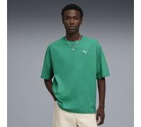 PUMA Camiseta WARDROBE ESS Boxy para hombre, Ropa, Verde, XL
