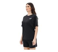 PUMA - Camiseta y Polo negros con cinta - Tops - Mujer - Negro - XS -