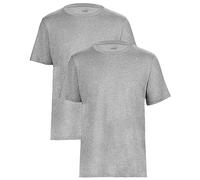 PUMA Camisetas para hombre Statement Deluxe Edition - Algodón - Paquete doble, gris, L