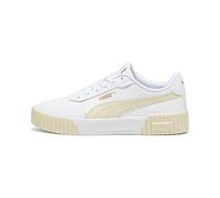 PUMA Carina 2.0, Zapatillas Mujer, Puma White Sugared Almond Puma Gold, 37 EU