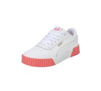 PUMA Carina 2.0, Zapatillas Mujer, White Hibiscus Flower Gold Pink, 36 EU