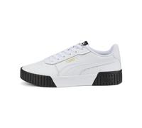 PUMA Carina 2.0, Zapatillas Mujer, White White Team Gold Black, 40.5 EU