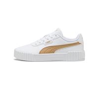 PUMA Zapatillas Carina 3.0 Aqua MetÃ¡licos para mujer, Calzado, Blanco, 37.5 37.5