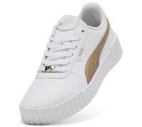 PUMA Carina 3.0 Day Night Sneakers Women, Calzado, Blanco/Dorado, 40.5 40.5