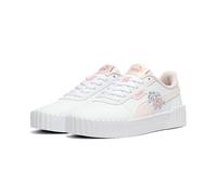 PUMA Carina 3.0 Floral JR - Zapatillas Deportivas, Color Blanco, Flor de jazmín, Espuma de mar, Talla 5 de Reino Unido, Puma Espuma de mar con Flor de jazmín Blanco, 5 UK