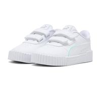 PUMA Carina 3.0 Holo 2.0 V INF, Sneaker Bebé-Niñas, White Silver-Mauve Mist, 25.5 EU