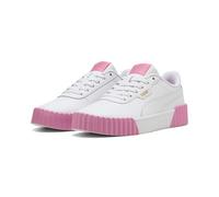 PUMA Carina 3.0 JR, Sneaker, White Gold-Posie Pink, 37.5 EU