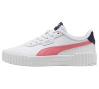 Puma Carina 3.0 JR - Zapatillas Deportivas, Color Blanco y Rosa Salvaje, Talla 35, Puma Blanco y Rosa Salvaje, 5 UK