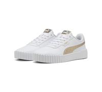 PUMA Carina 3.0 Metallic Whisper - Tenis para Mujer, Color Oro Blanco, Talla 5.5 de Reino Unido, Blanco Oro, 38.5 EU