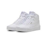 PUMA Carina 3.0 Mid, Zapatillas Mujer, Blanco Oro, 41 EU