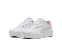 PUMA Carina 3.0 PS - Zapatillas Deportivas, Color Blanco-Vidrio Marino, Talla 1 UK Niño, Puma Cristal de mar Blanco, 1 UK Child