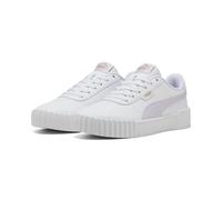 PUMA - Carina 3.0, Zapatillas Femenino, PUMA White-Lilac Frost-PUMA Gold,