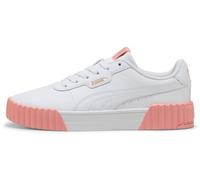 PUMA Carina 3.0, Zapatillas Mujer, White-Pink Fruit Gold, 40 EU