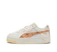 PUMA Carina Street Lux Crafted Flowers, Zapatillas Mujer, Warm White-Almost Apricot, 40.5 EU