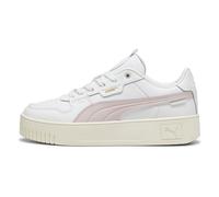 PUMA Carina Street Lux, Zapatillas de Deporte Mujer, Puma White Mauve Mist Puma Gold, 41 EU