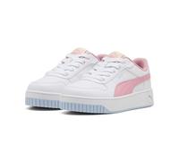 PUMA Carina Street PS, Sneaker, White-PINKSCAPE-Exotic Red, 22 EU