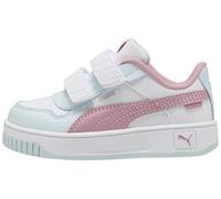 PUMA Carina Street V INF, Sneaker Bebé-Niñas, White-Poised Pink-Sea Glass, 25.5 EU