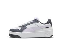 PUMA Carina Street, Zapatillas Mujer, Puma White Lilac Frost Galactic Gray, 38 EU