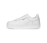 PUMA Carina Street, Zapatillas Mujer, Puma White Puma White Puma Gold, 41 EU