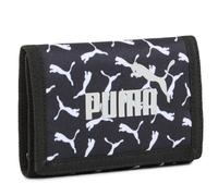Puma Cartera Unisex PUMA Phase AOP para niños, Plegable, Piel sintética, 100 g, 10 x 5 x 10 cm, Color Negro
