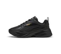 PUMA Cassia 2.0, Zapatillas Mujer, Negro Negro Oro, 37.5 EU