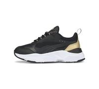 PUMA Cassia Distressed, Zapatillas Mujer, Multicolor Black Black Team Gold, 37.5 EU