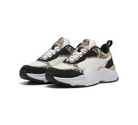 PUMA Cassia Snake Chic, Zapatillas Mujer, Vapor Gray-Light Sand Black White, 37.5 EU
