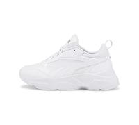 PUMA Cassia, Sneaker Mujer, White White Team Gold, 37.5 EU