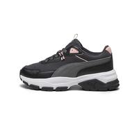 PUMA Cassia Via, Zapatillas Mujer, Dark Coal Cool Dark Gray Black Peach Smoothie, 42.5 EU