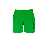 PUMA Cat Logo Mid Length Bañador, Green, M de los Hombres