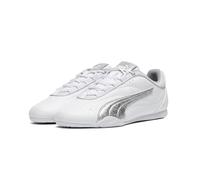PUMA Catch Soleil Metallic Whisper - Tenis para Mujer, Color Blanco y Plateado, Talla 5.5 de Reino Unido, Puma Blanco Puma Plata, 38.5 EU